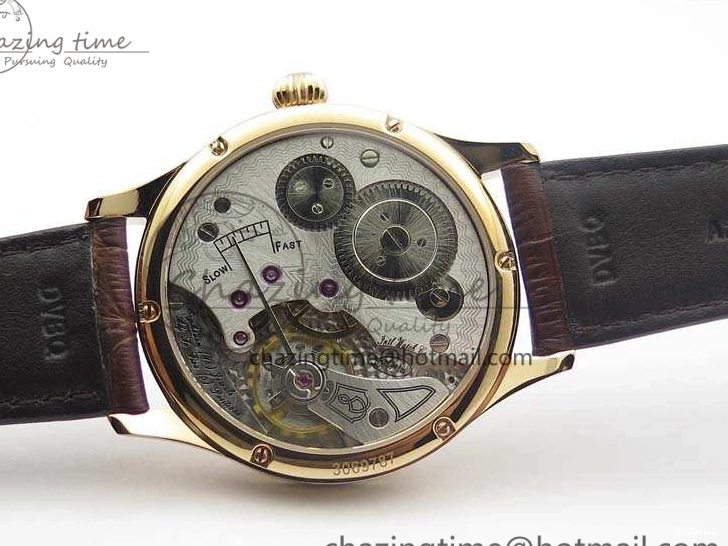 MIROTIME 0818 Effortless Portuguese Fa Jones IW544201 RG GSF 1:1 Best Edition White Dial On Leather Strap 7228